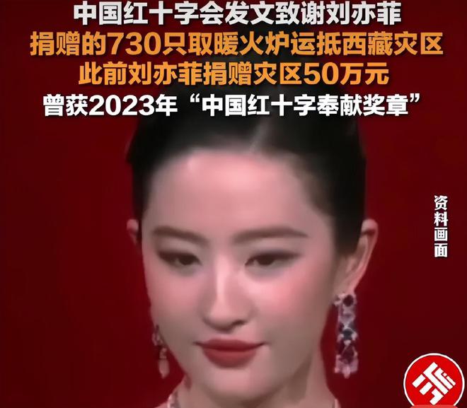 谢刘亦菲捐730只暖火炉网友夸她很聪明麻将胡了模拟器试玩实用难变现红十字会感(图5)